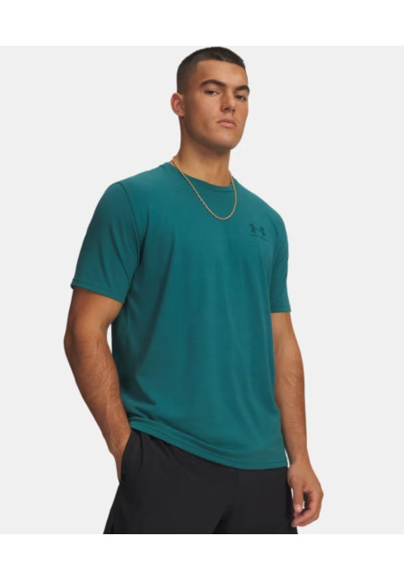 Camiseta de manga corta UA Left Chest Logo para hombre