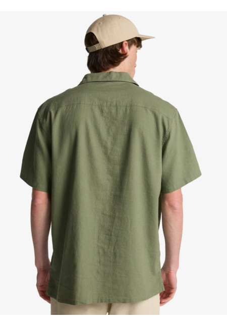 Vacay Linen - Camisa de manga corta para hombre