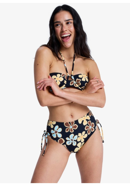 Nostalgic Feel - Braguitas de bikini de talle alto para mujer