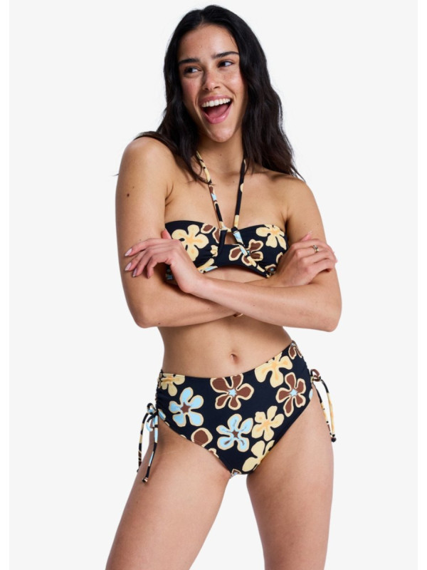 Nostalgic Feel - Braguitas de bikini de talle alto para mujer