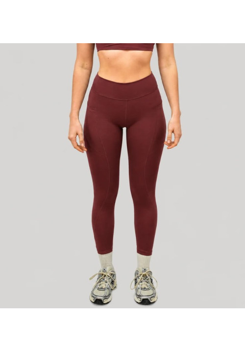 Long Leggings Essential BURGUNDY