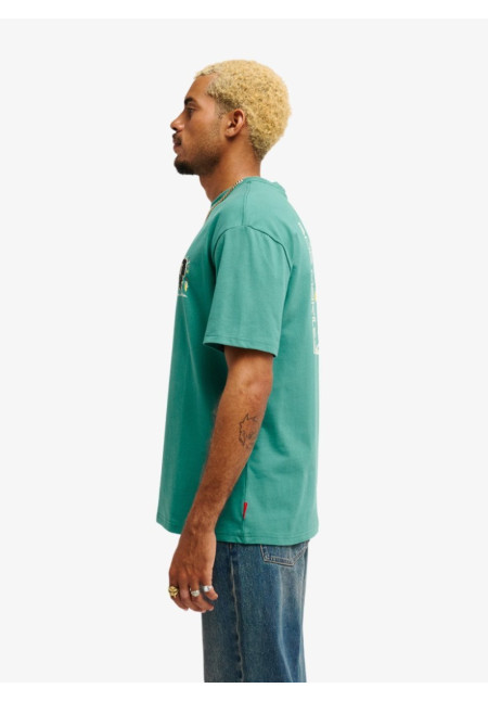 Bob Marley Warhead Camiseta de manga corta Verde Hombre