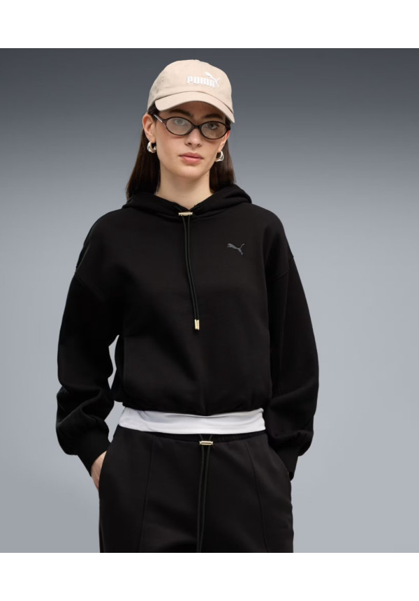 Sudadera con capucha holgada HER de felpa para mujer
