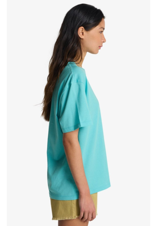 Rip Currents Camiseta de manga corta Azul Mujer