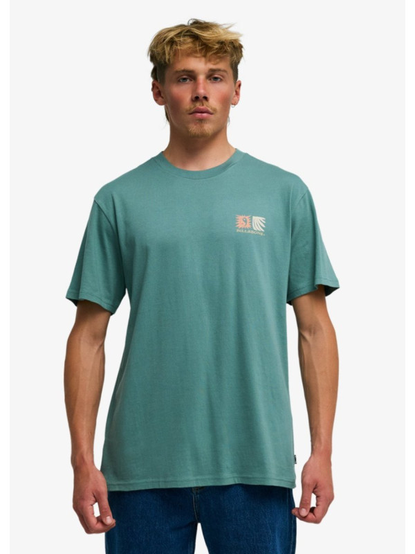 Surge Camiseta de manga corta Verde Hombre