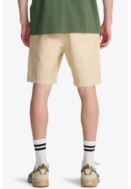 Larry Linen - Short de cintura elástica para hombre