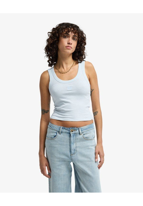 Rerun Camiseta sin mangas Azul Mujer