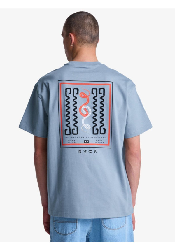 Amaze Snake Camiseta de manga corta Azul Hombre