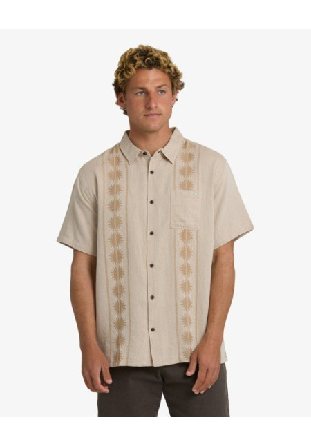 Cordoba Camisa de Manga Corta Verde Hombre