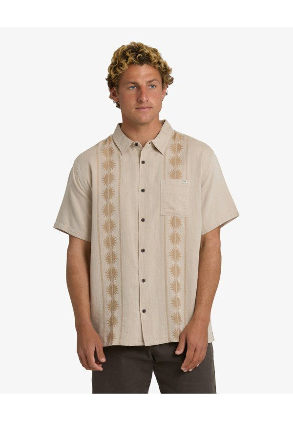 Cordoba Camisa de Manga Corta Verde Hombre