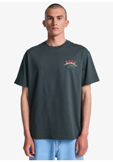 Welcome To RVCA Camiseta de manga corta Marrón Hombre