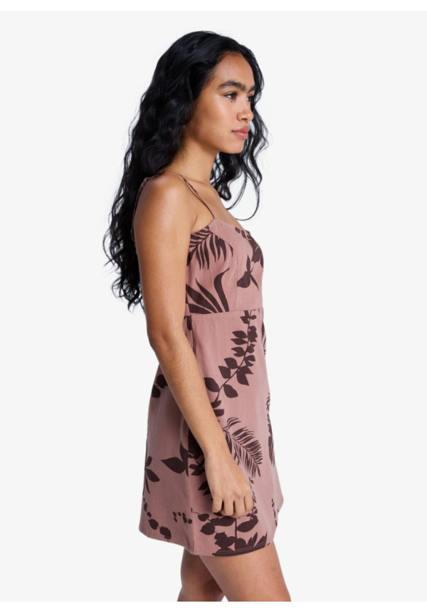 Seaside Memories Vestido con tirantes Marrón Mujer