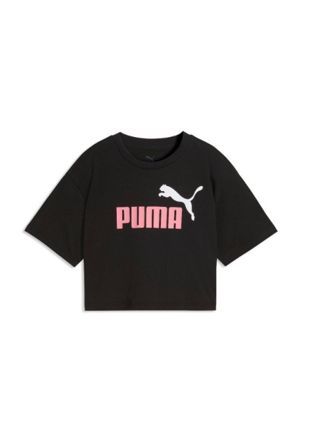 Camiseta corta Essentials 2 Colour con logo PUMA n.º 1 juvenil Camiseta corta Essentials 2 Colour con logo PUMA n.º 1 juvenil