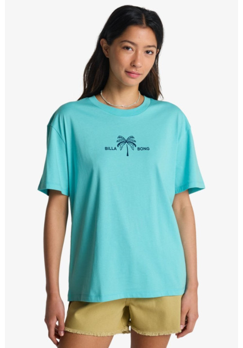 Rip Currents Camiseta de manga corta Azul Mujer