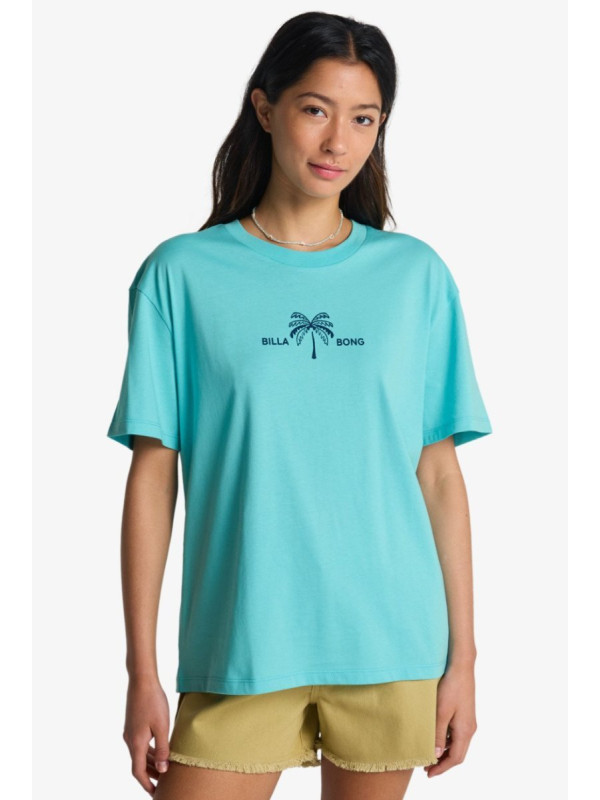 Rip Currents Camiseta de manga corta Azul Mujer