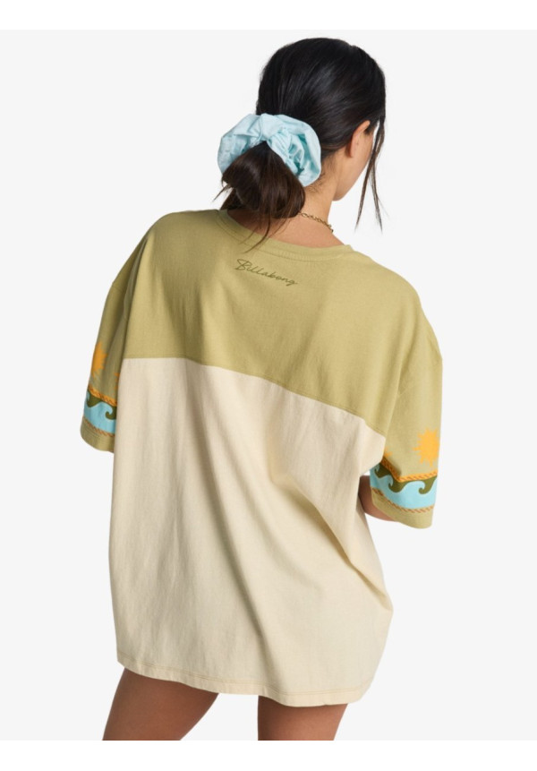 Split Palm - Camiseta de manga corta para mujer