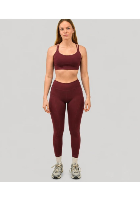 Long Leggings Essential BURGUNDY
