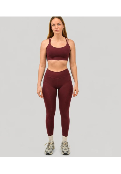 Long Leggings Essential BURGUNDY