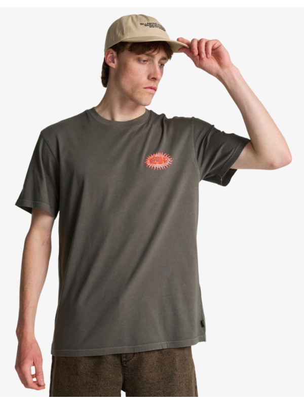 Burn Out Camiseta de manga corta Gris Hombre