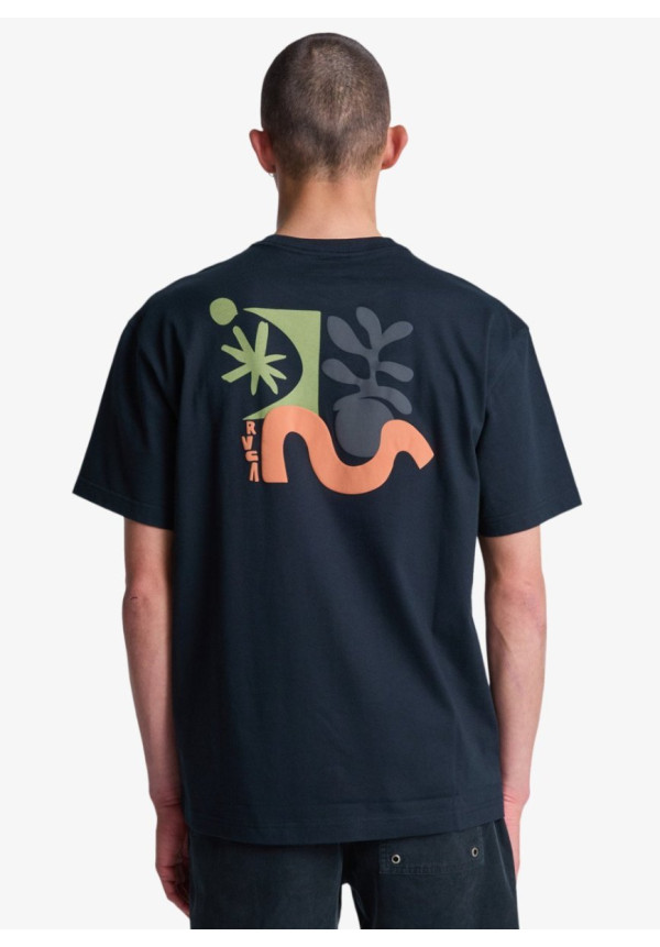 Cut Out Camiseta de manga corta Negro Hombre