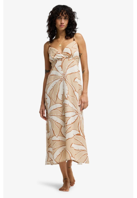 Tropic Breeze Maxi - Vestido sin tirantes para mujer