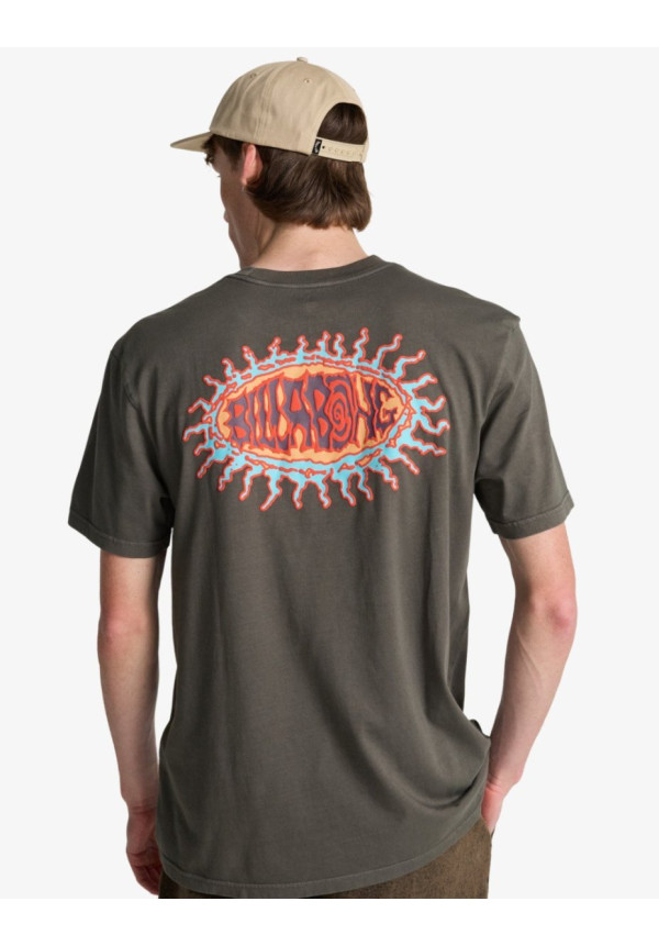 Burn Out Camiseta de manga corta Gris Hombre