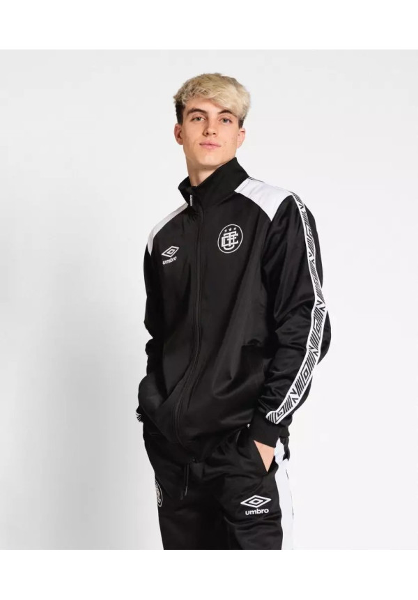 Chaqueta Umbro RFT jacket Black / Dark Gull Gray / White