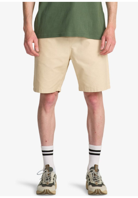 Larry Linen - Short de cintura elástica para hombre