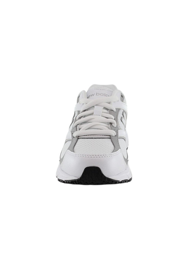 Zapatillas New Balance 408 Blanco-Plata cordón