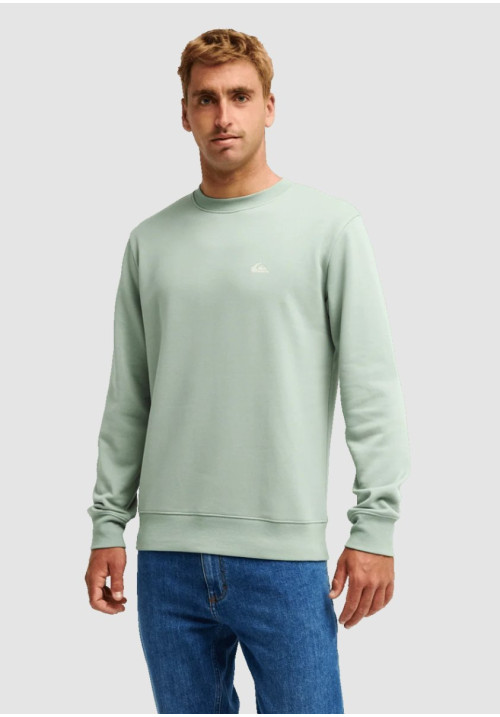 Quicksilver Basic Sweatshirt in Iceberg Green