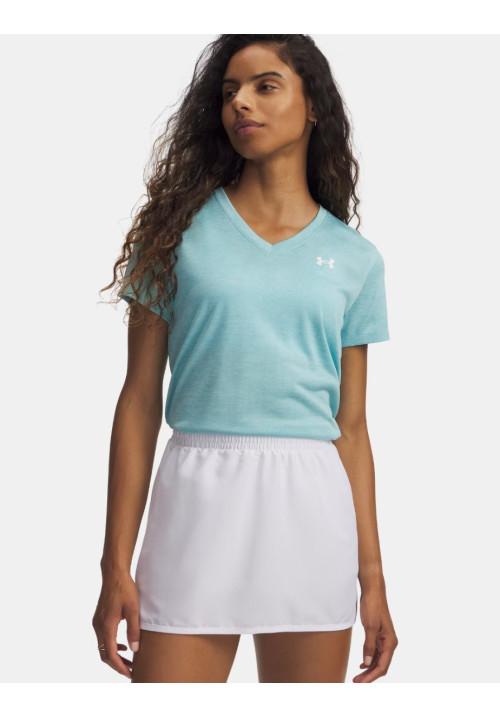 UA Tech™ Twist Camiseta de manga corta con cuello de pico para mujer