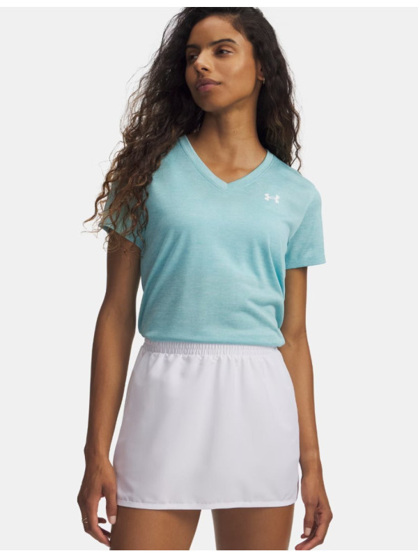 UA Tech™ Twist Camiseta de manga corta con cuello de pico para mujer