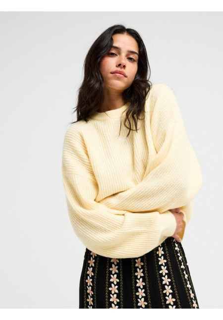 Loomed Horizon Jersey cerrado Amarillo Mujer