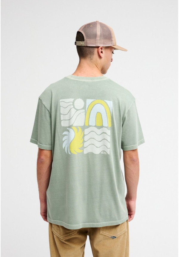 Evo Vibes Camiseta de manga corta Verde Hombre