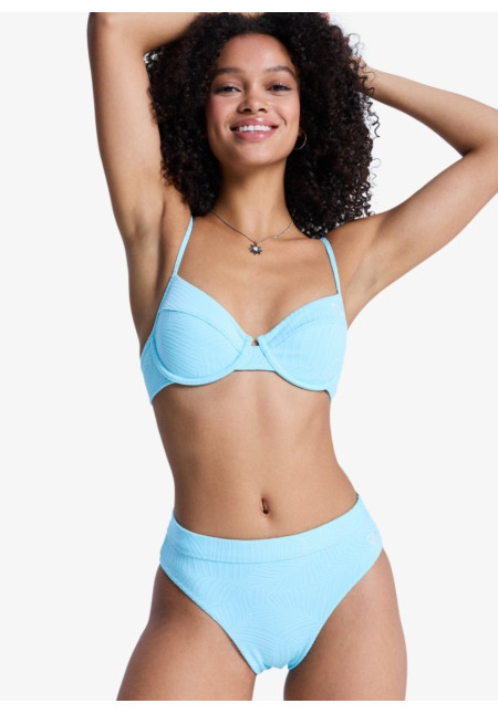 Roxy Palm Dreams - Braguitas de bikini de talle alto para mujer