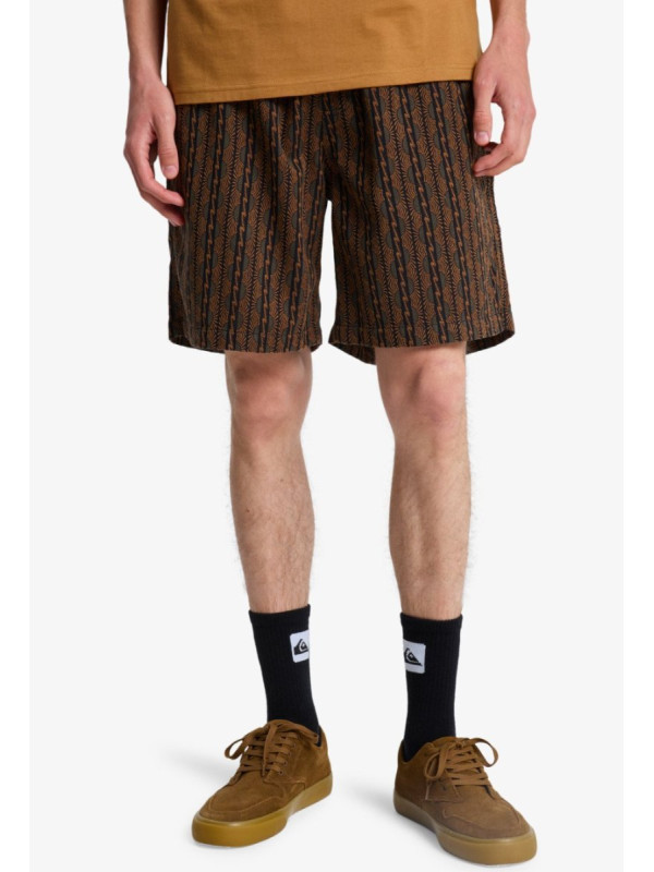 Taxer Jacquard Horizons Short de cintura elástica Negro Hombre