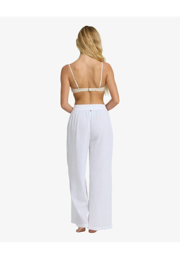 Follow Me Pantalones elásticos Blanco Mujer