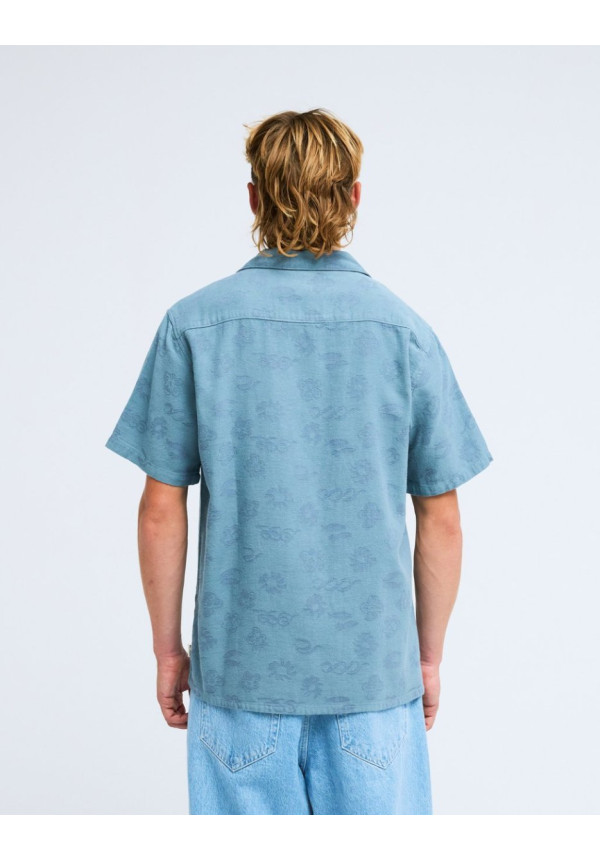 Ty Williams Carry On Camisa de manga corta Azul Hombre