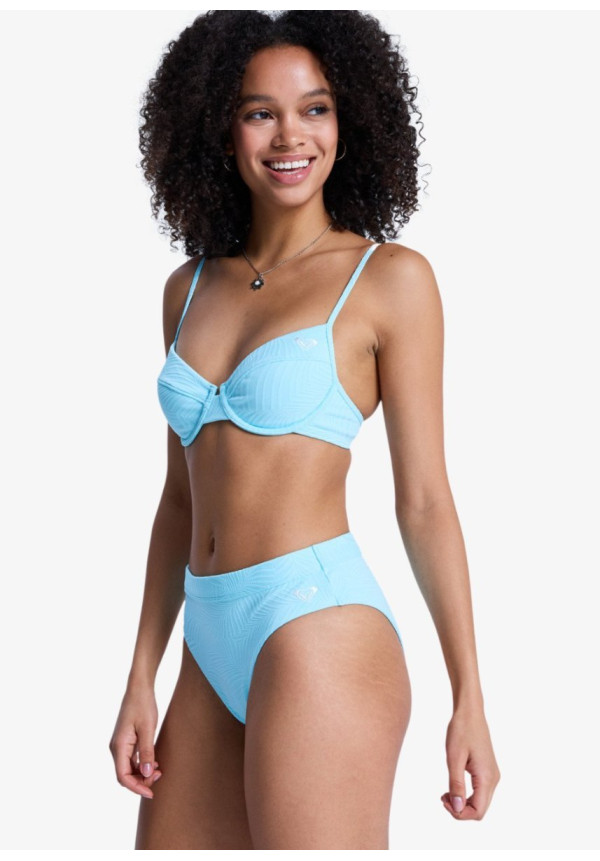 Roxy Palm Dreams - Braguitas de bikini de talle alto para mujer
