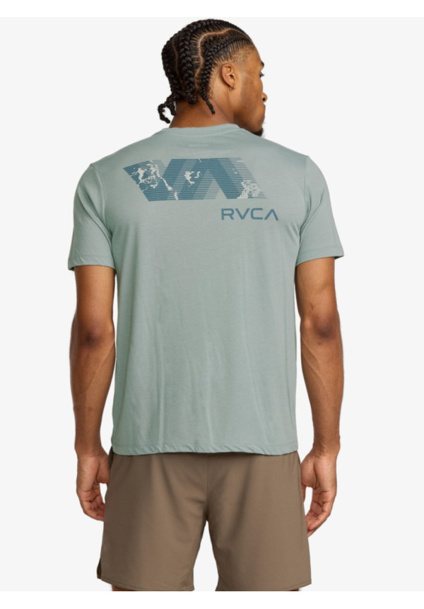 VA Blur Fill Camiseta de manga corta Azul hombre