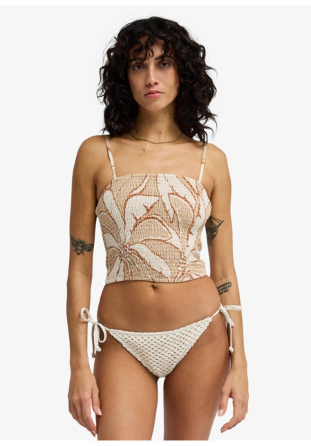 Tropic Breeze - Top fruncido con tirantes para mujer