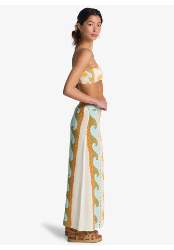 Tides Call Midi - Falda de viscosa para mujer