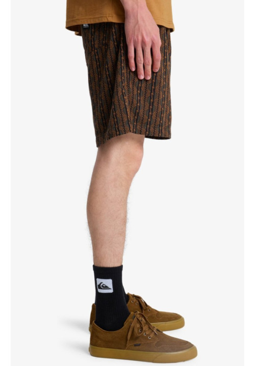 Taxer Jacquard Horizons Short de cintura elástica Negro Hombre