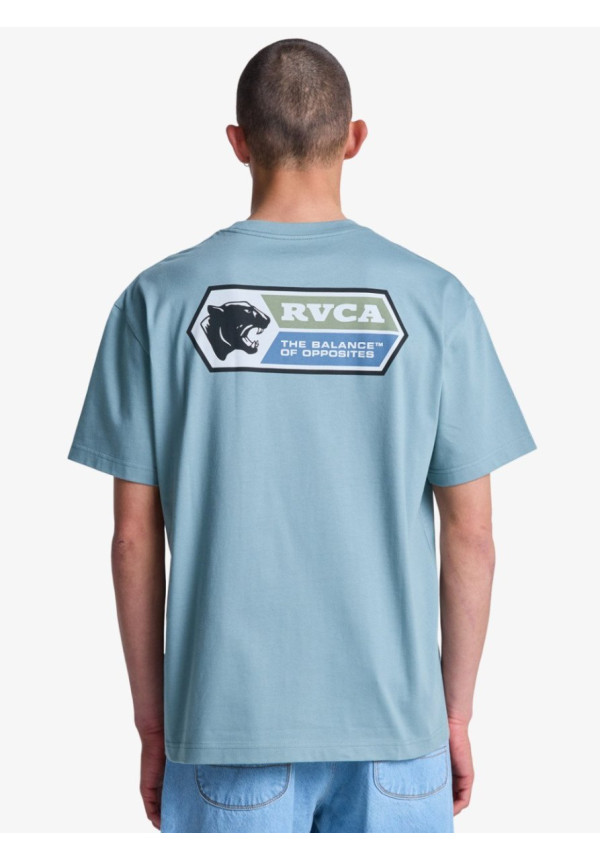 Pantero Camiseta de manga corta Azul Hombre