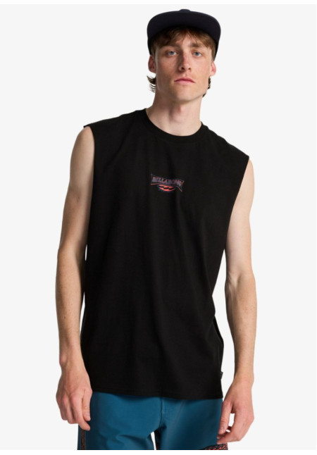 Since 73 Burleigh Camiseta de estilo atlético Negro Hombre