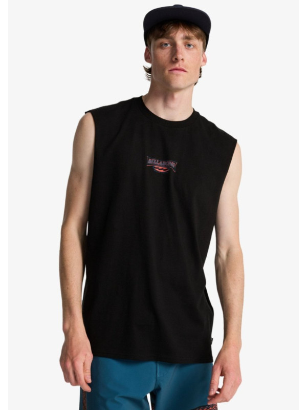 Since 73 Burleigh Camiseta de estilo atlético Negro Hombre