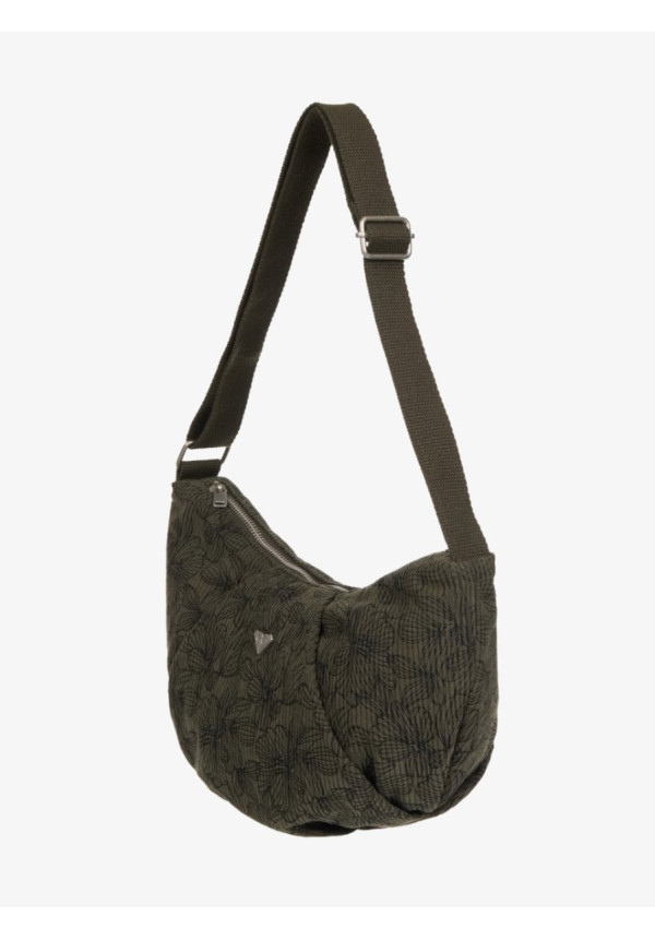 Neon Moon Printed Bolso bandolera de pana Verde Mujer