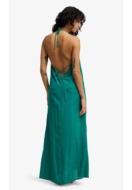 Gypsy Colorblock - Vestido con cuello en V para mujer