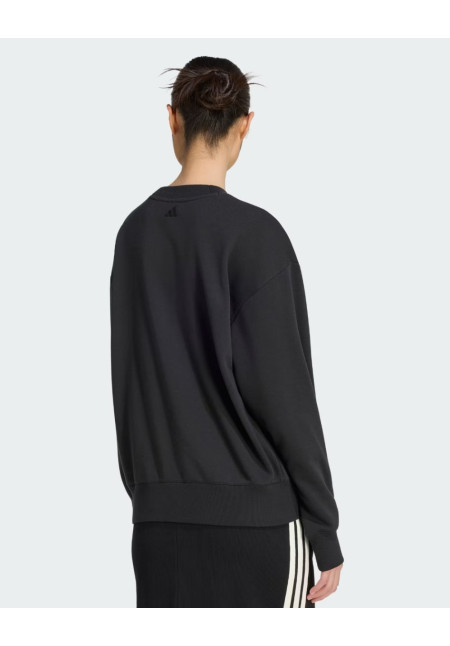 Sudadera Seasonal Essentials de raso y cuello de pico