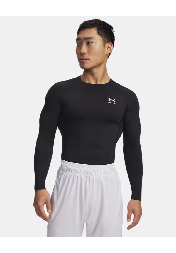 HeatGear® Camiseta de manga larga de compresión para hombre